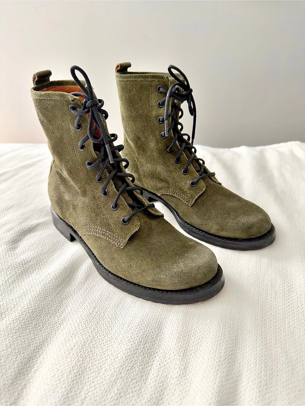Frye Veronica Combat Boot Combat Boots Green US 8.5